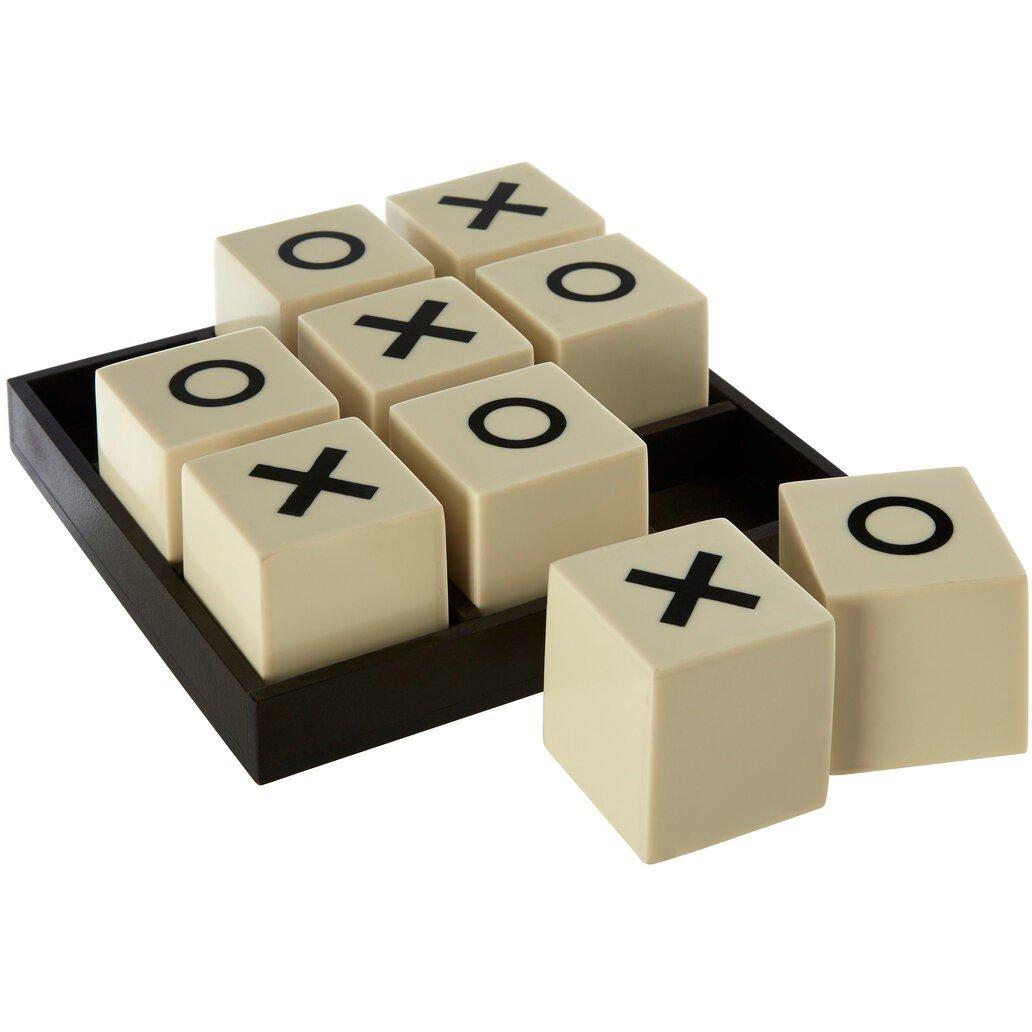 White - Aye Do Gifts - Churchill Games Small White and Black Noughts & Cr - 2