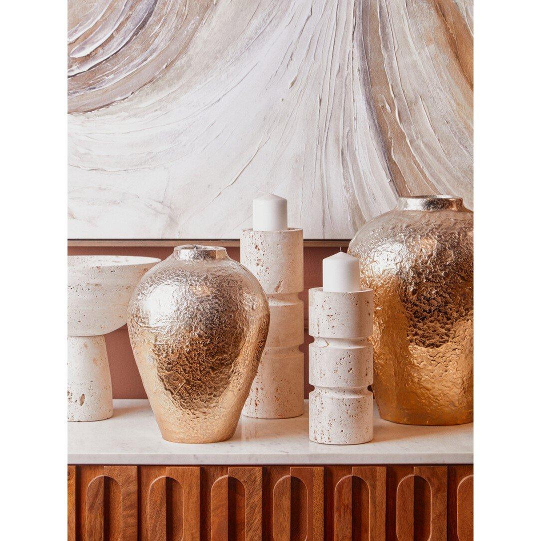 Multi - Fifty Five South - Astratto Neutral Abstract Textured Wall Art - 3