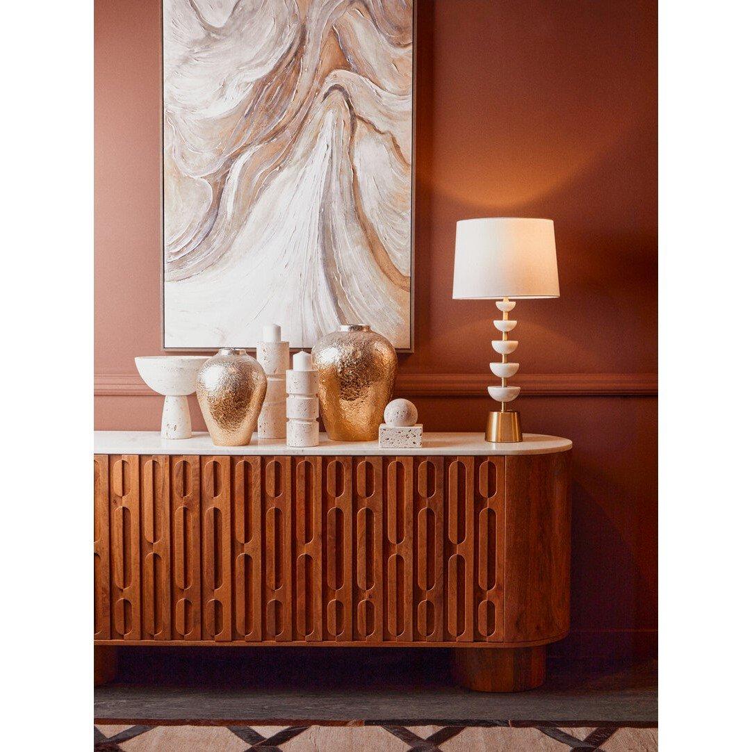 Multi - Fifty Five South - Astratto Neutral Abstract Textured Wall Art - 4