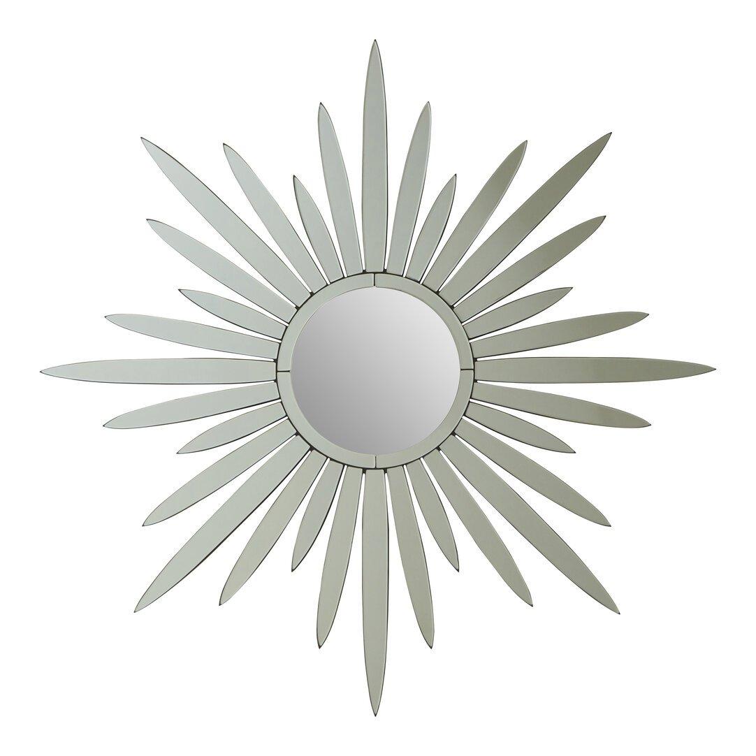 Fifty Five South  Starburst Wall Mirror - Silver
