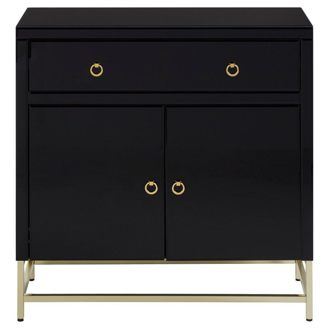 Interiors By Premier  Kensington Townhouse Cabinet Black