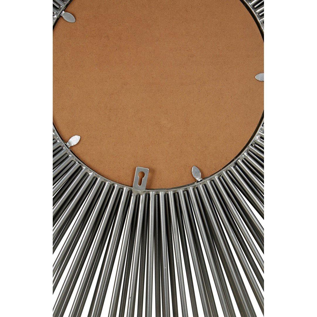 Silver - Fifty Five South - Cristi Silver Finish Wall Mirror - 3