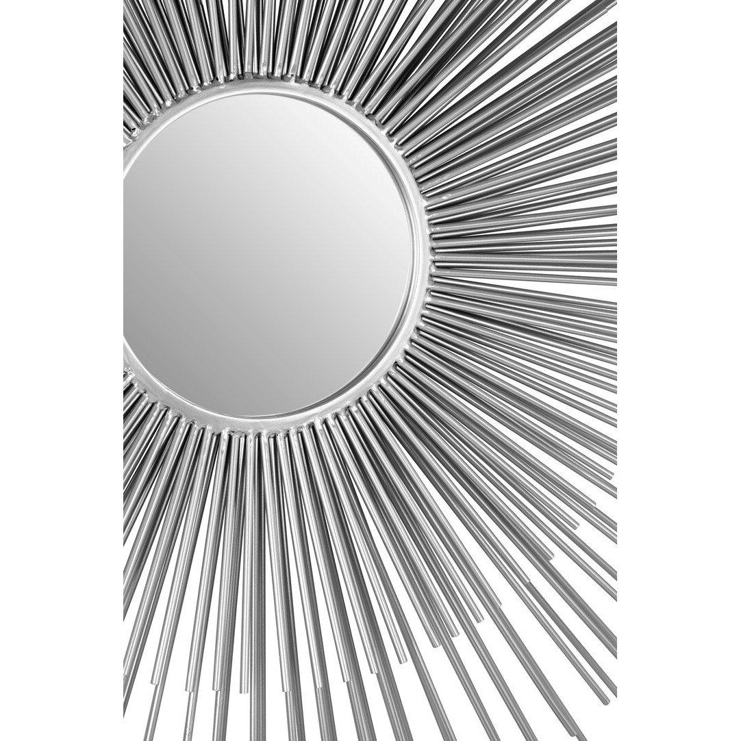 Silver - Fifty Five South - Cristi Silver Finish Wall Mirror - 5