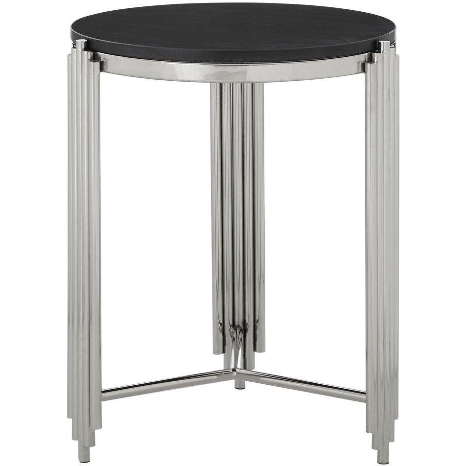 Silver - Fifty Five South - Clarice Round Side Table - 2