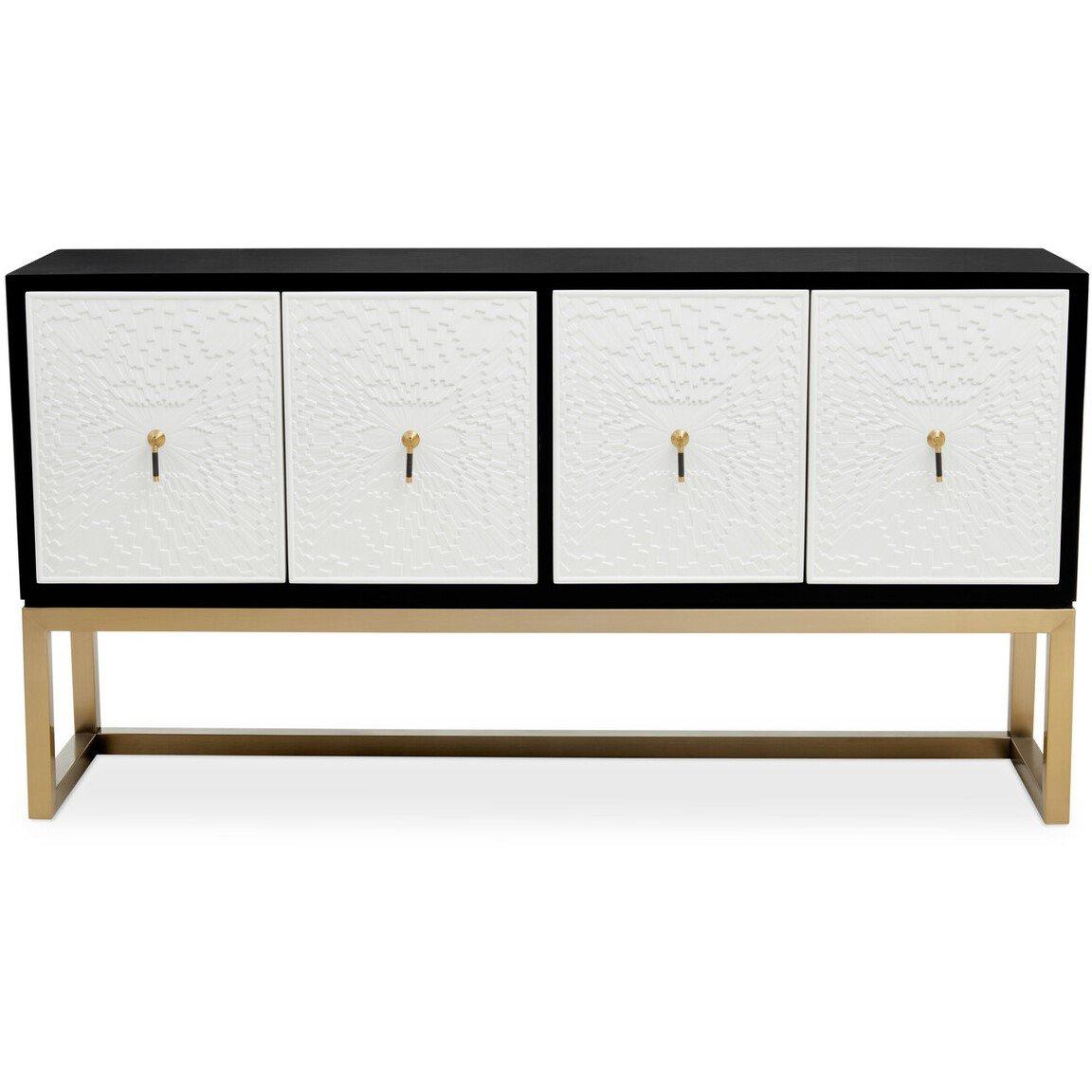 Fifty Five South  Dumas Four Door Sideboard - White