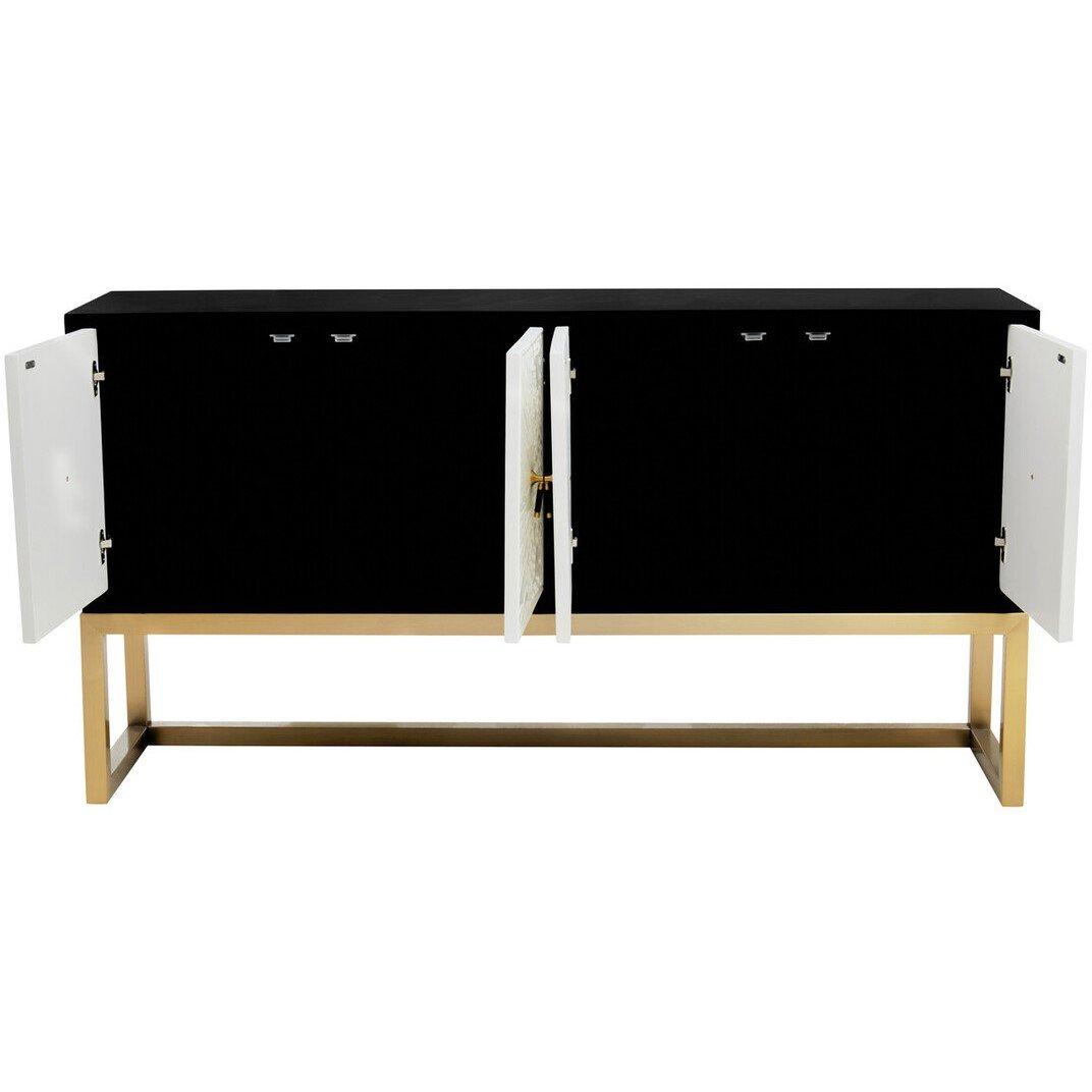 White - Fifty Five South - Dumas Four Door Sideboard - 3