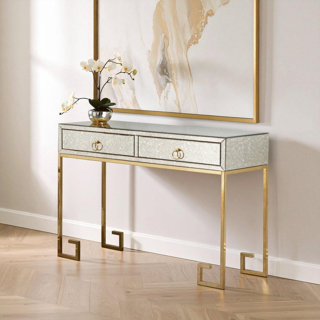Interiors By Premier  Rieti Console Table - Gold