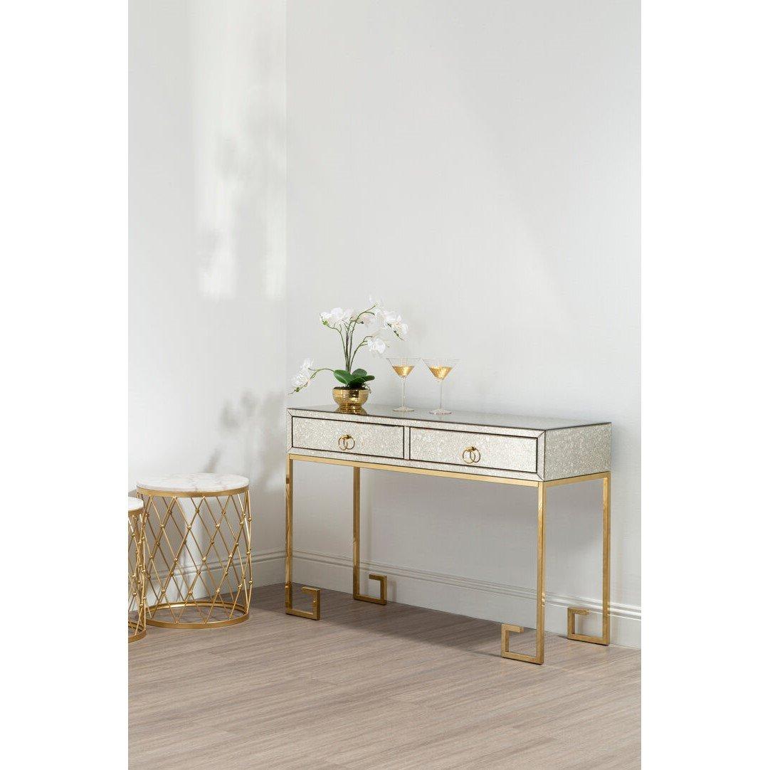 Gold - Interiors by Premier - Rieti Console Table - 2