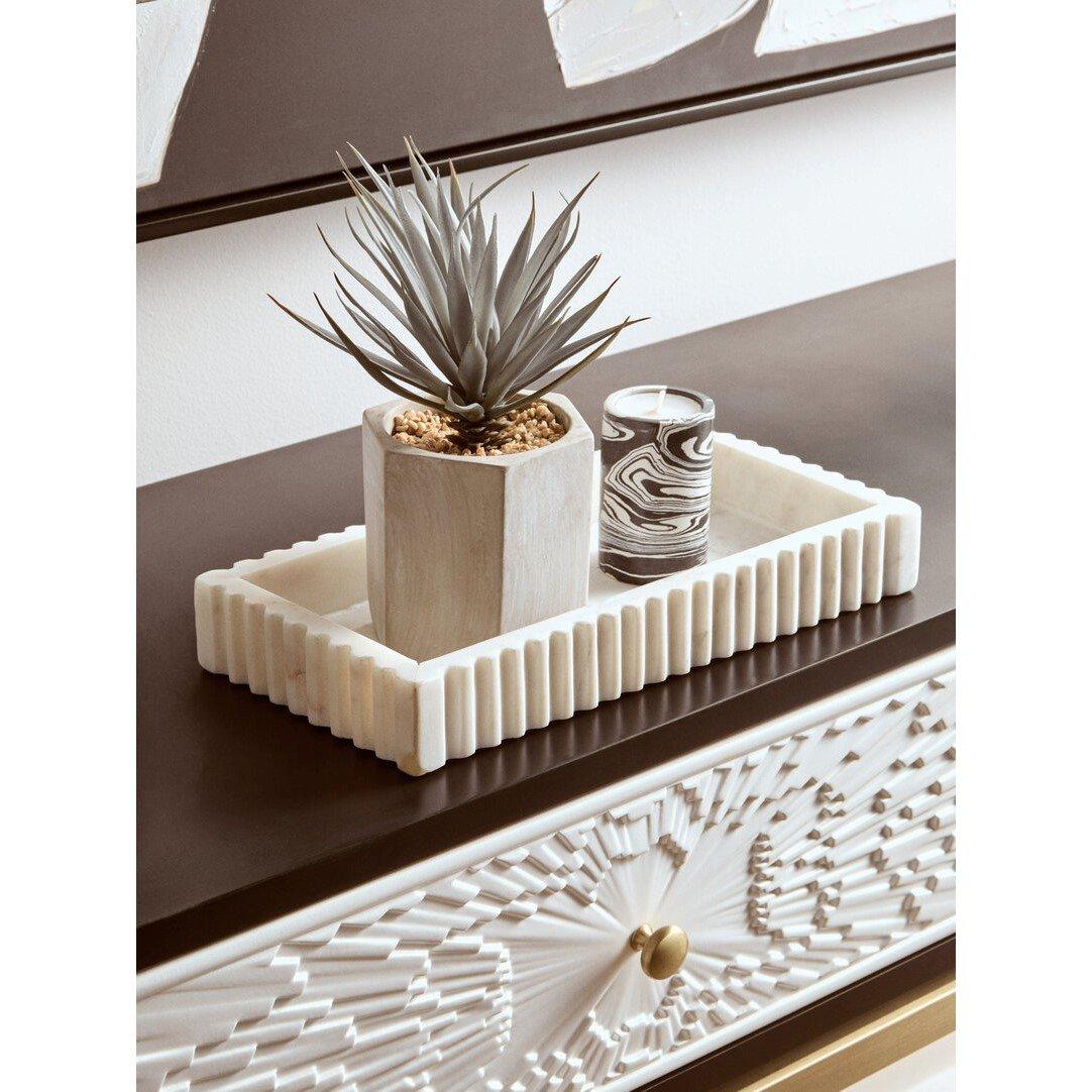 Black - Fifty Five South - Dumas Two Drawer Console Table - 2