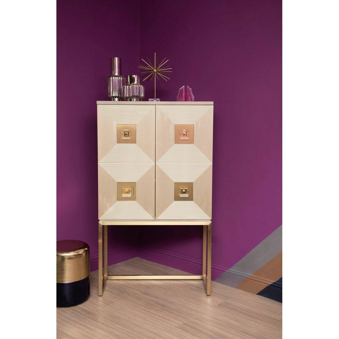Fifty Five South  Duvali Two Door Sideboard - Silver