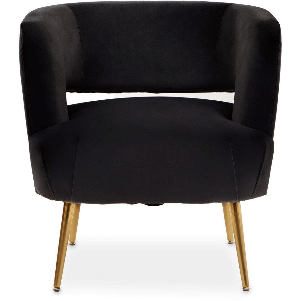 Black - Interiors by Premier - Larissa Black Chair - 1