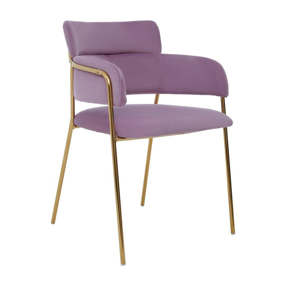Interiors By Premier  Tamzin Velvet Dining Chair Pink