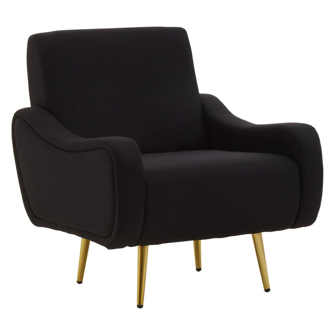 Black - Fifty Five South - Holli Black Armchair - 2