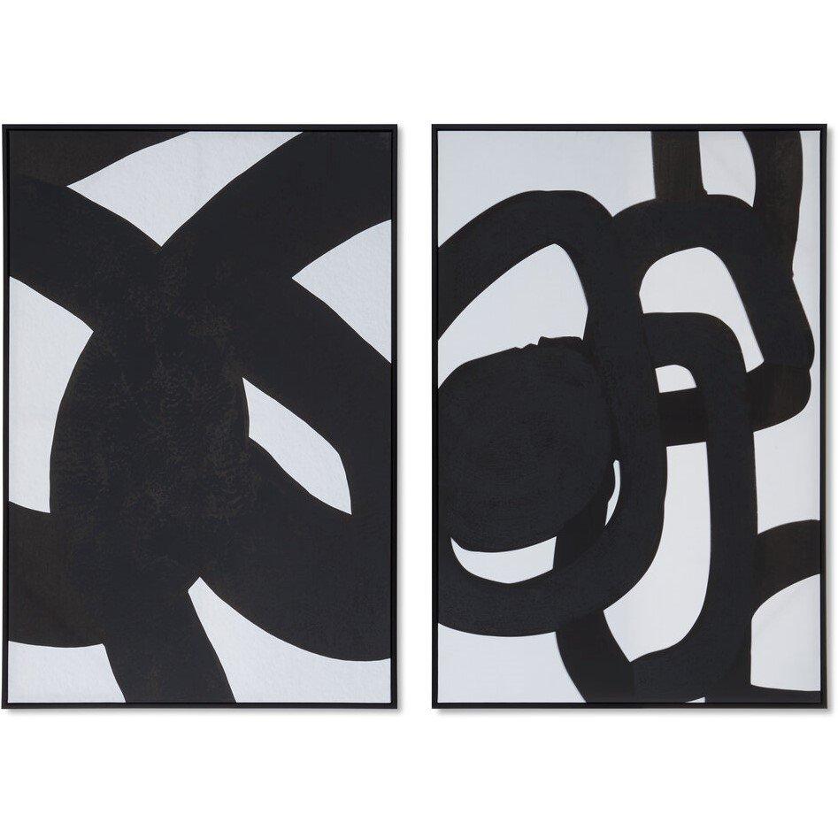 Multi - Fifty Five South - Astratto 2Pc Abstract Wall Art - 1