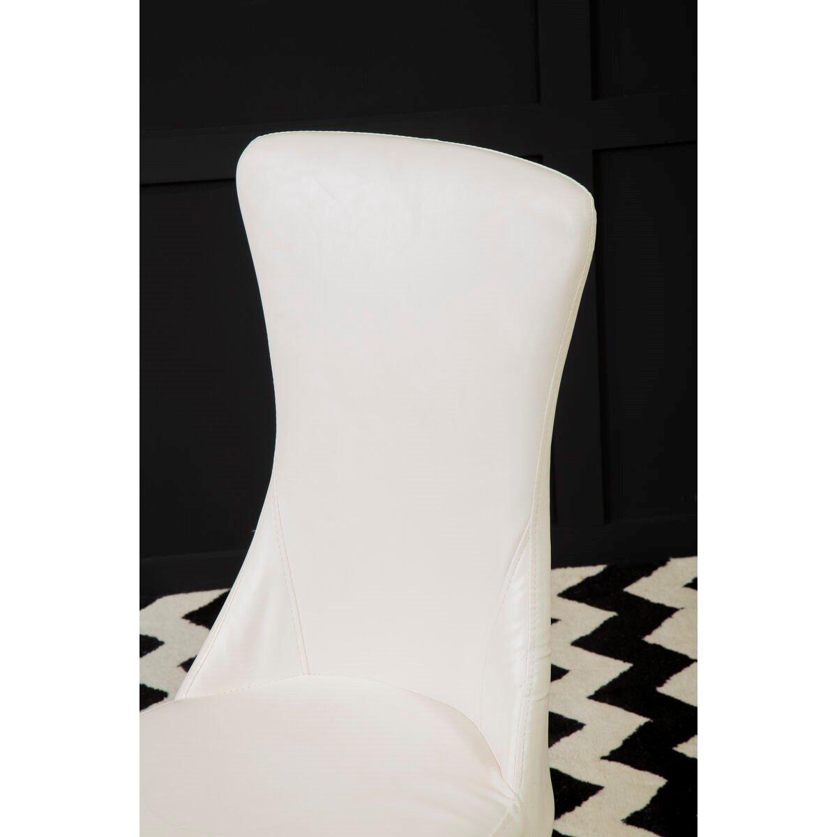 White - Interiors by Premier - Forli White Dining Chair - 4