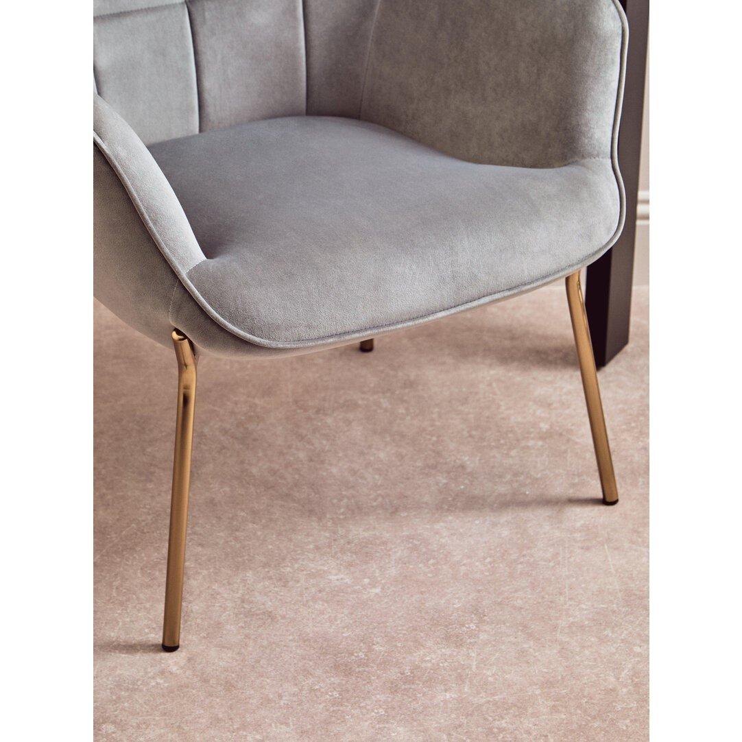 Grey - Interiors by Premier - Stockholm Grey Velvet Chair - 3