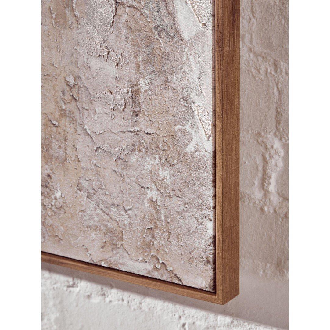 Multi - Fifty Five South - Astratto Set Of 2 Neutral Hued Textured Wall Art - 4