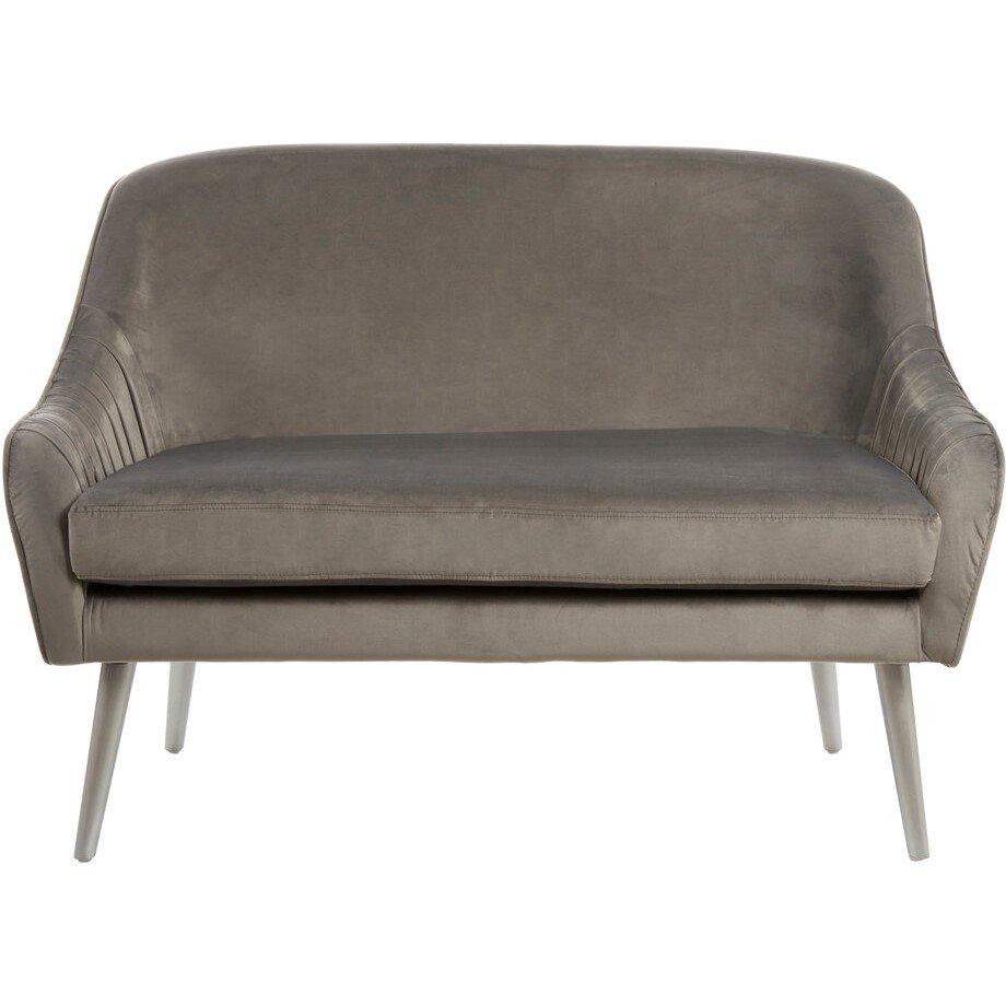 Grey - Interiors by Premier - Louxor Grey Velvet Sofa - 2