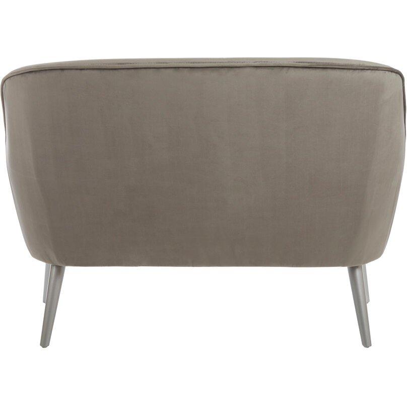 Grey - Interiors by Premier - Louxor Grey Velvet Sofa - 4