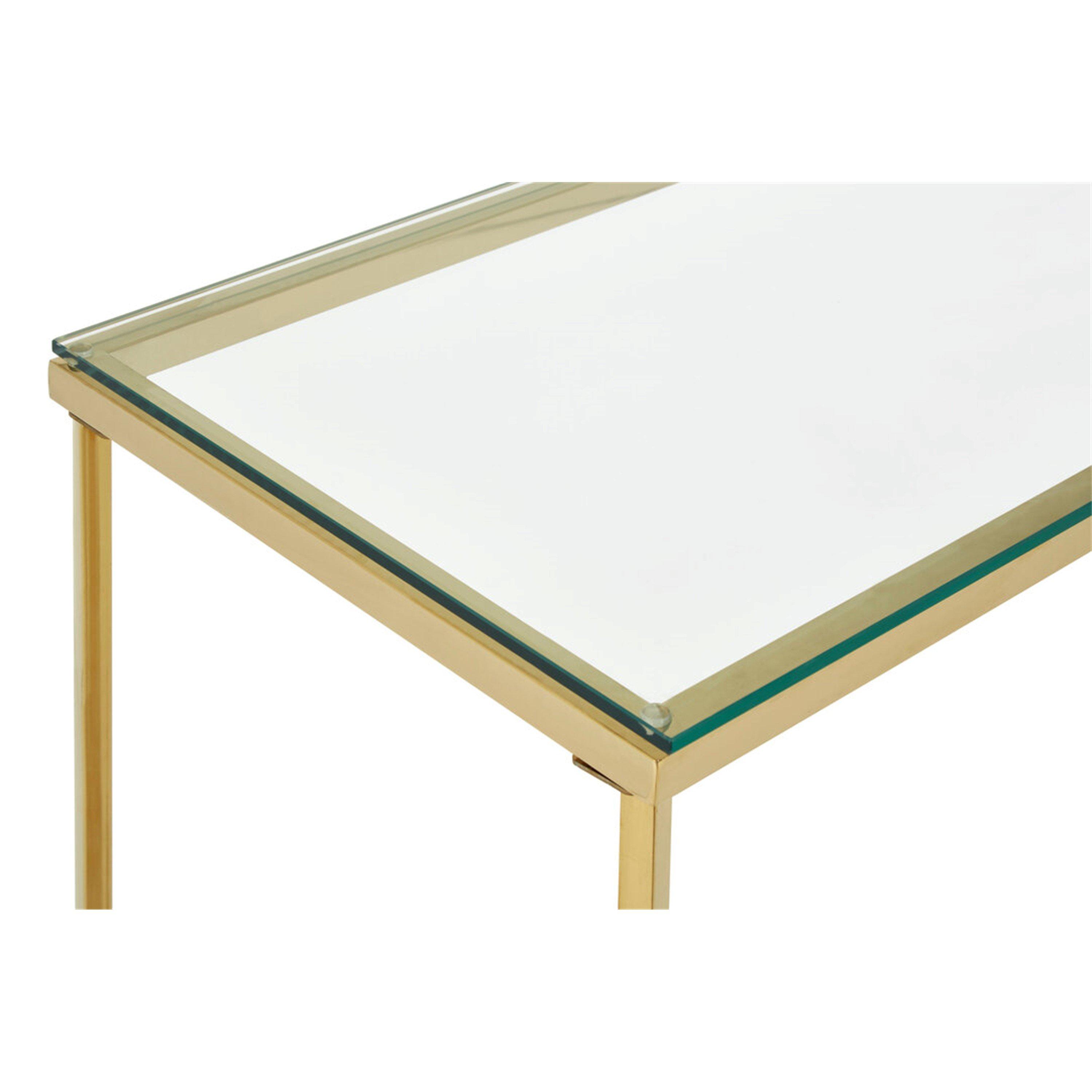 Gold - Interiors by Premier - Allure Cross Base Console Table - 4