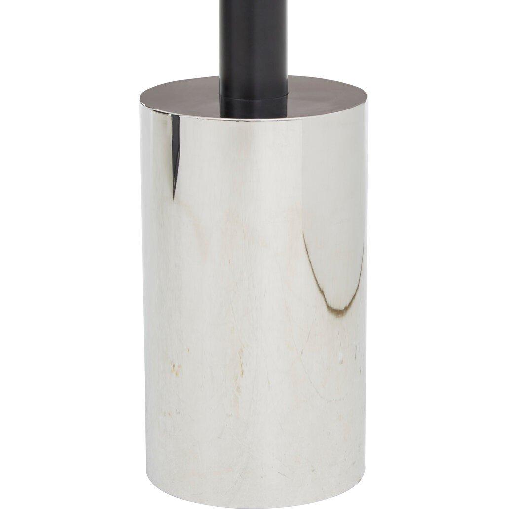 Silver - Fifty Five South - Oria End Table With Silver Base - 4