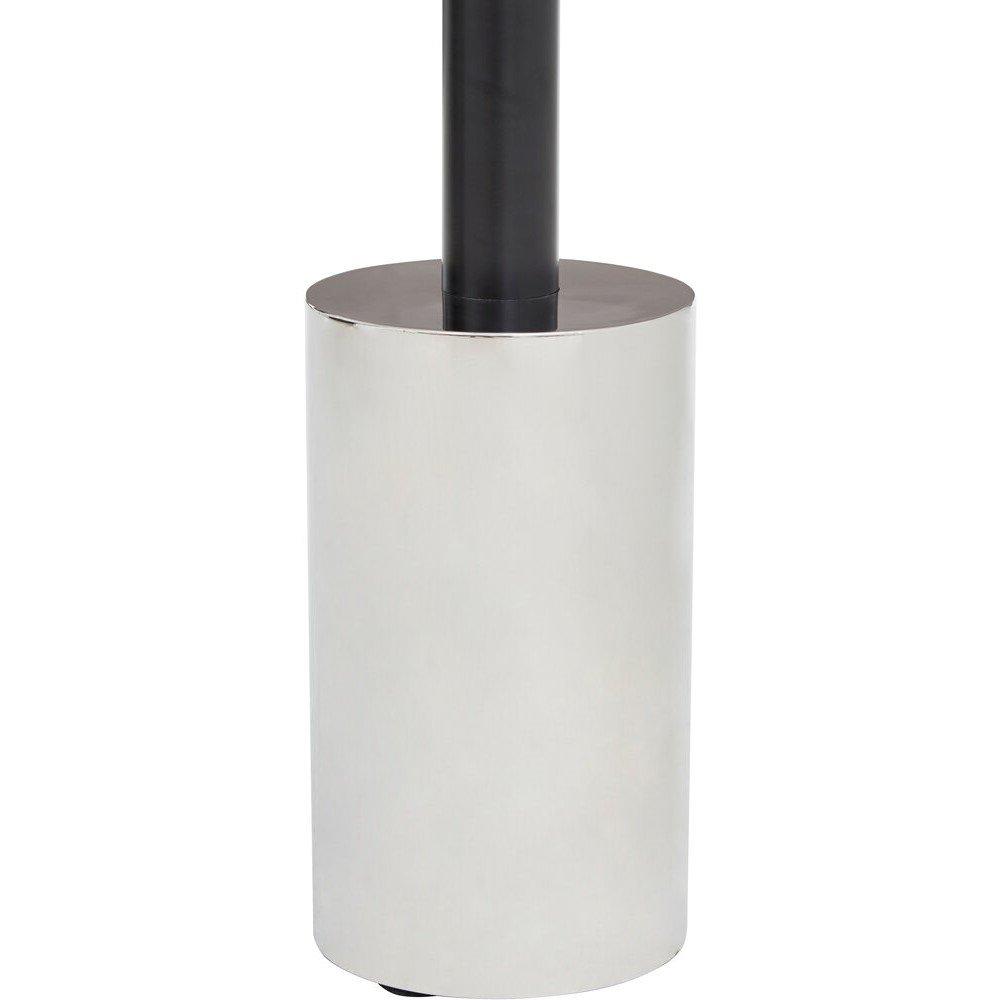 Silver - Fifty Five South - Oria End Table With Silver Base - 5