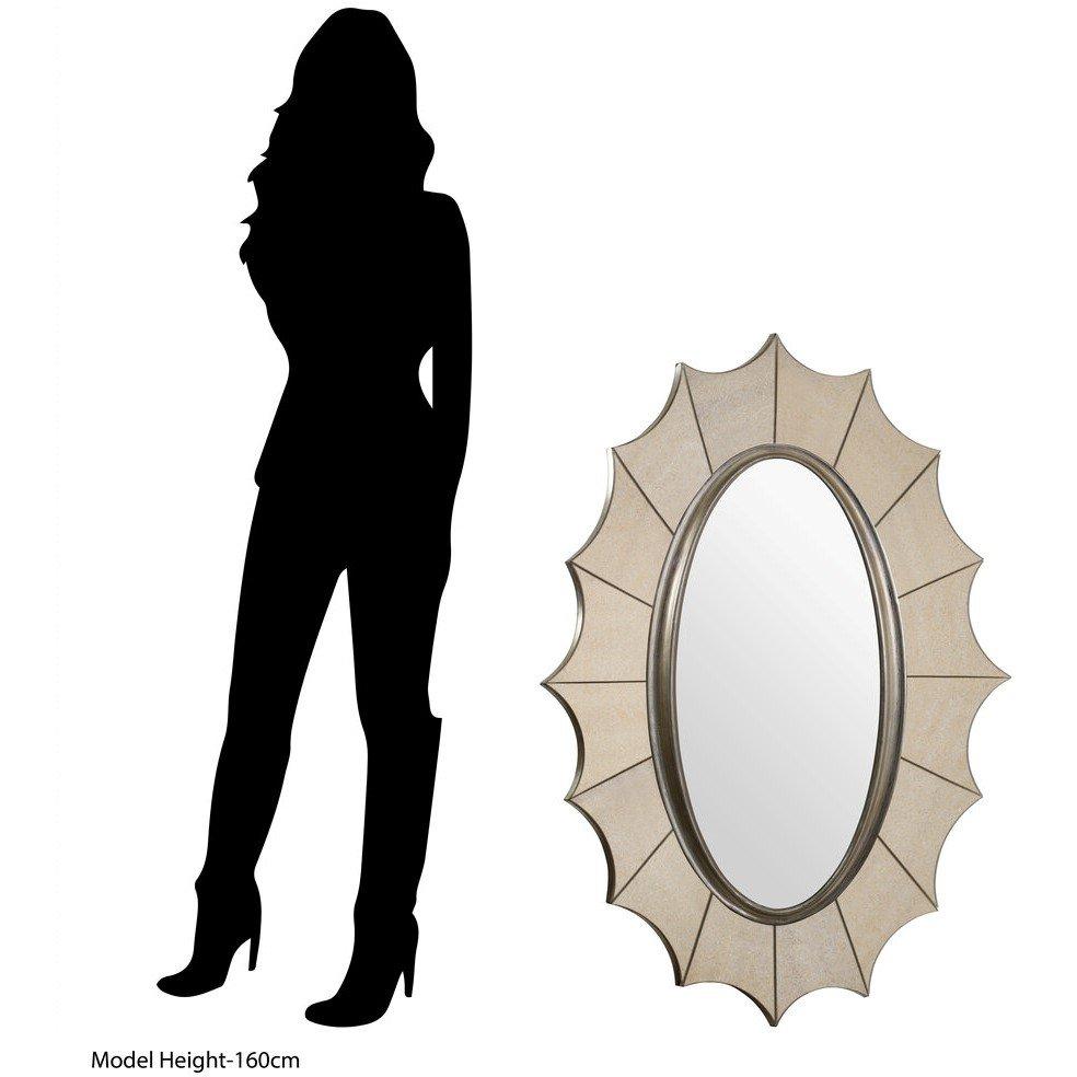 Gold - Fifty Five South - Lexina Gold Finish Frame Wall Mirror - 2