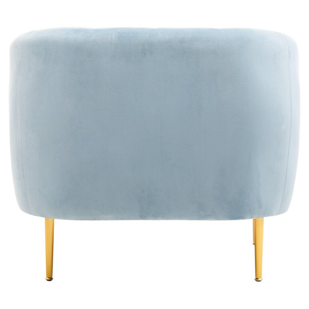Blue - Interiors by Premier - Yasmeen Blue Velvet Armchair - 2