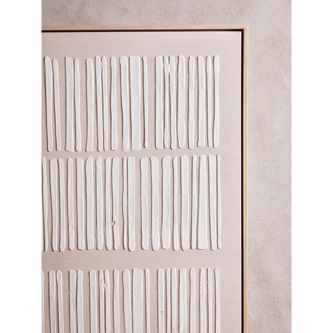 Multi - Fifty Five South - Astratto Natural Textured Canvas Wall Art - 2