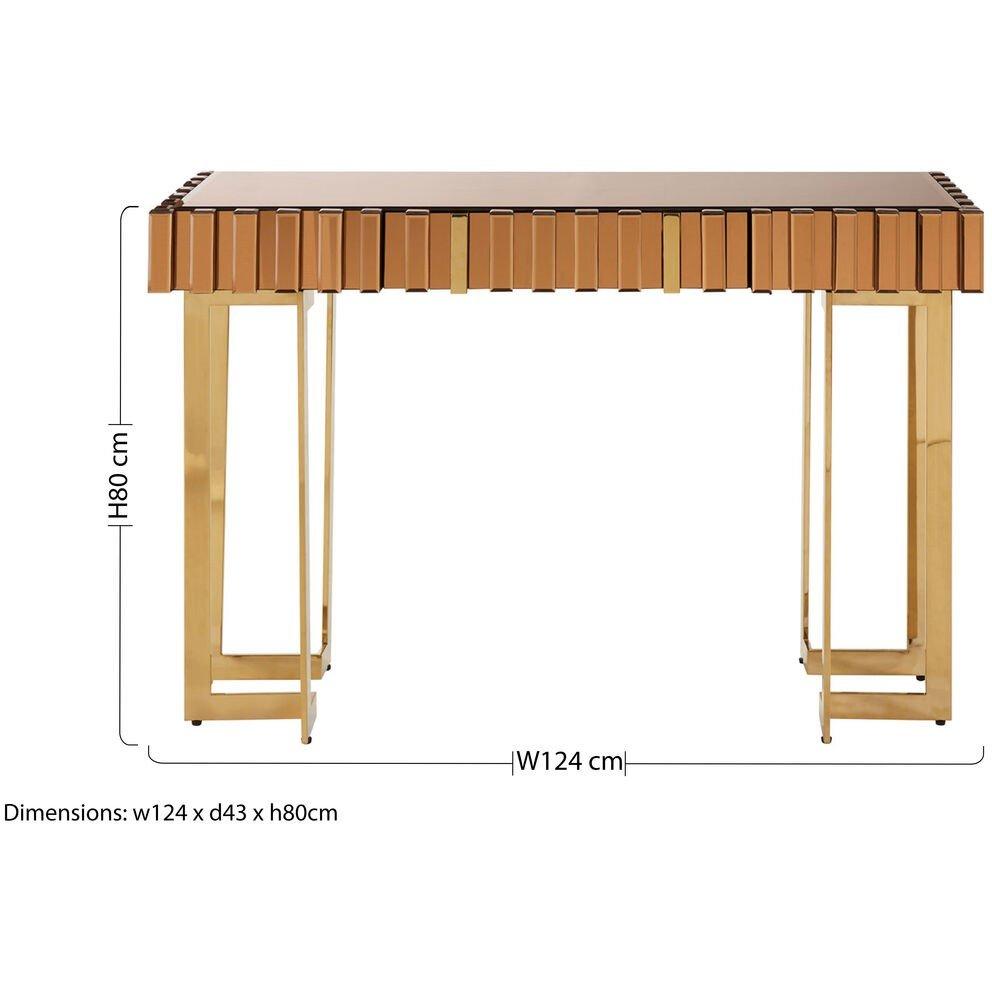 Gold - Interiors by Premier - Rivoli Console Table - 6