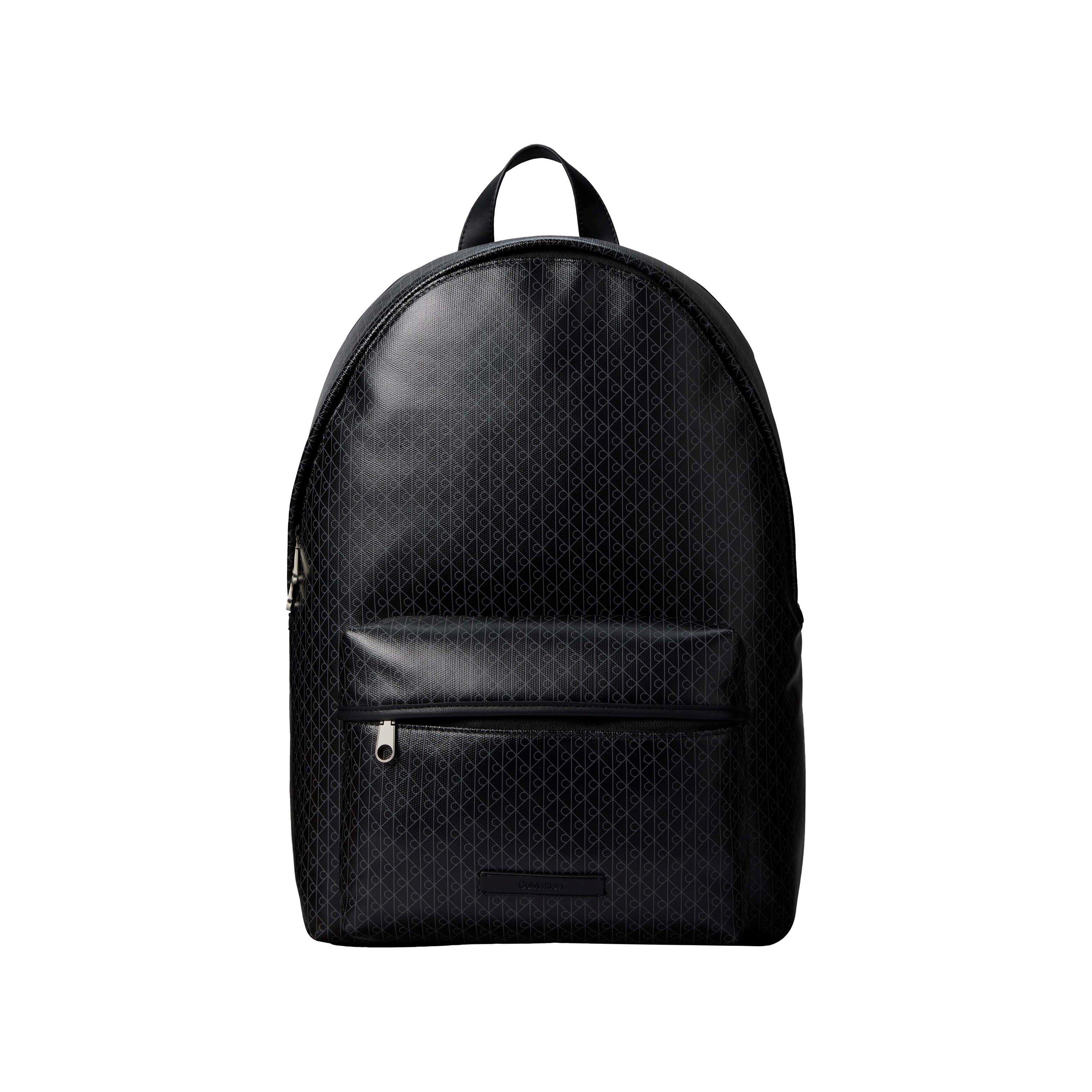 Calvin Klein AOP Coated Backpack - Black AOP