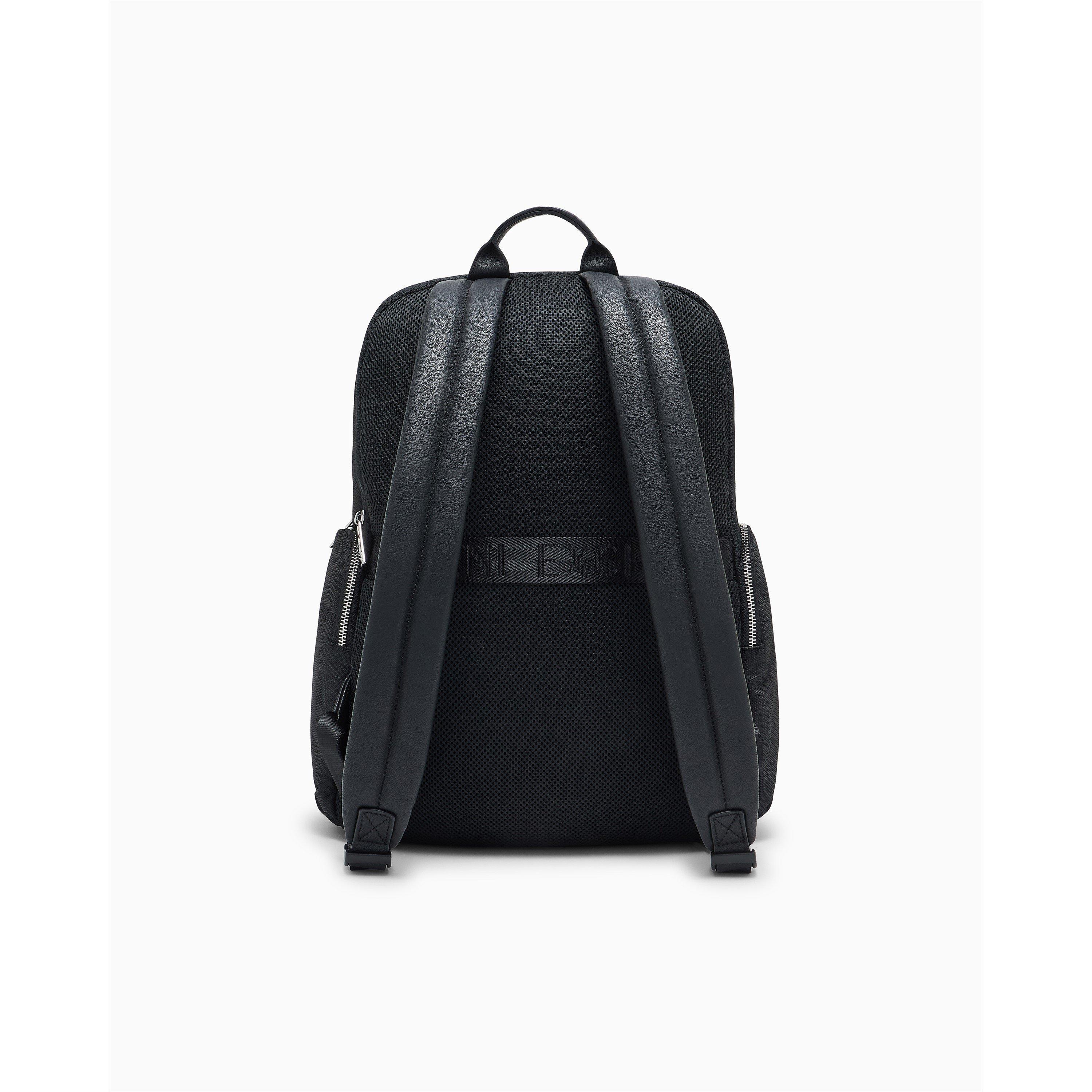 A/O Navy - Armani Exchange - Men's Backpack - 3