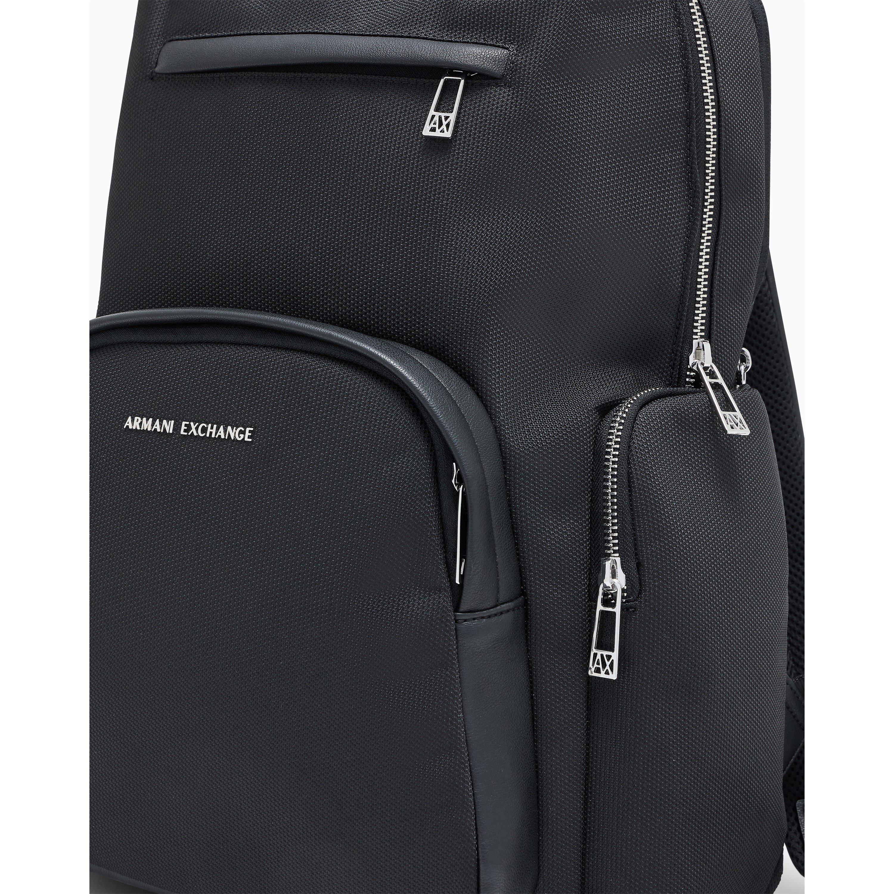 A/O Navy - Armani Exchange - Men's Backpack - 4