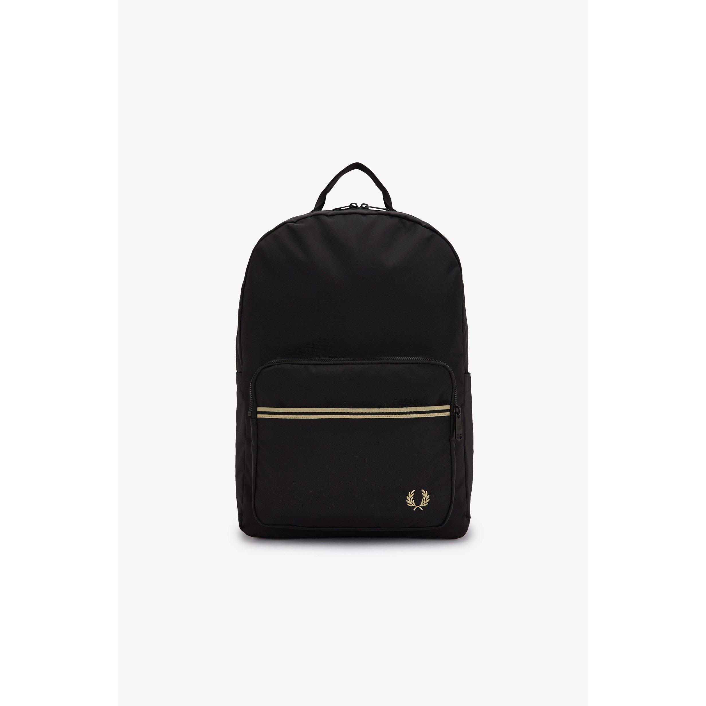 Blk/Gld 102 - Fred Perry - Men's Backpack - 1