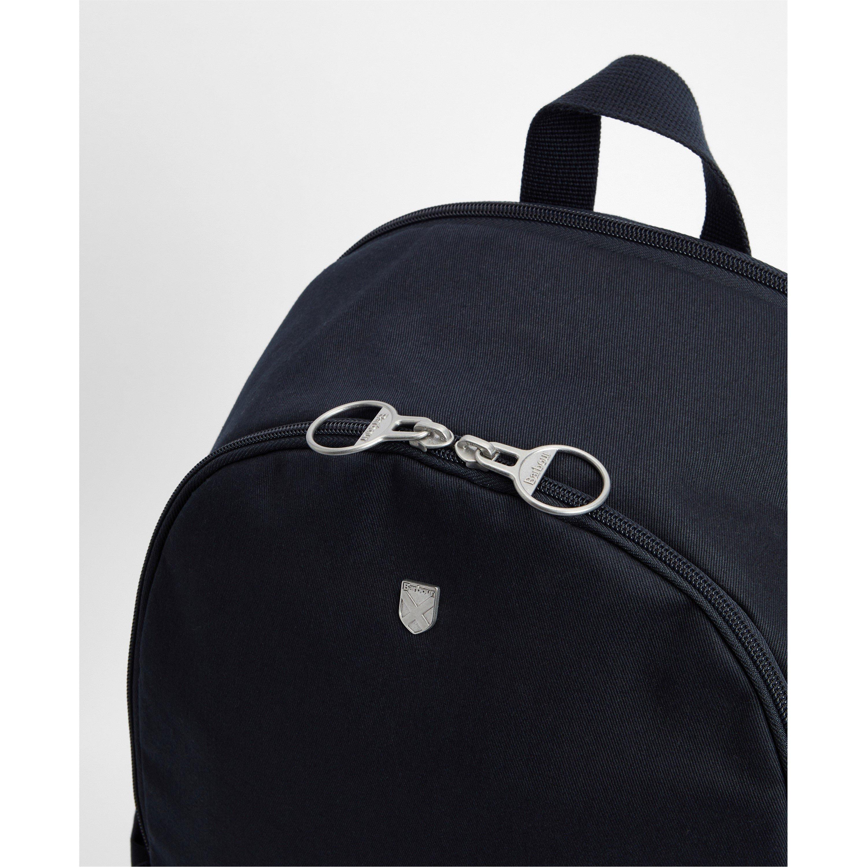 Navy - Barbour - Adults Cascade City Backpack - 4