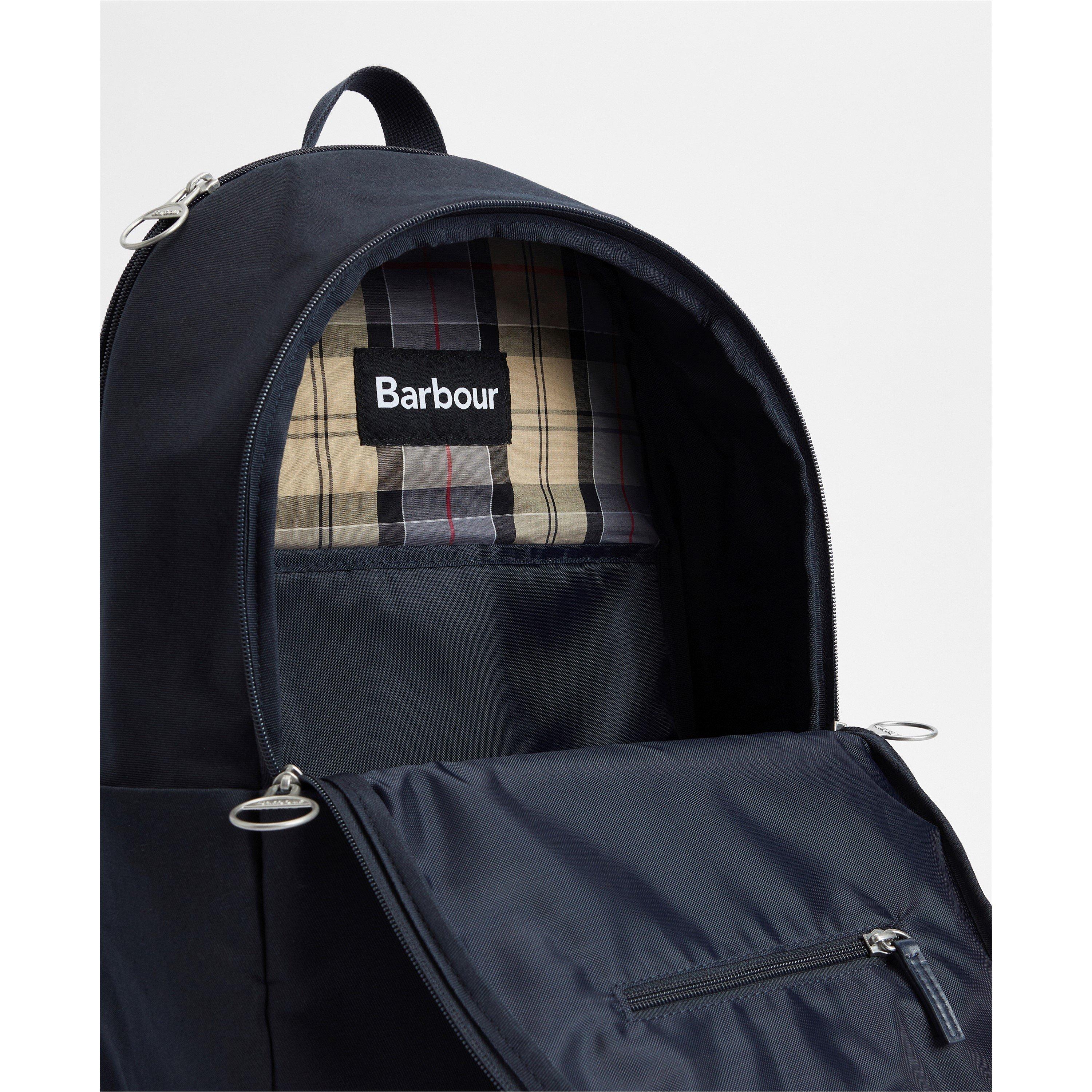 Navy - Barbour - Adults Cascade City Backpack - 5