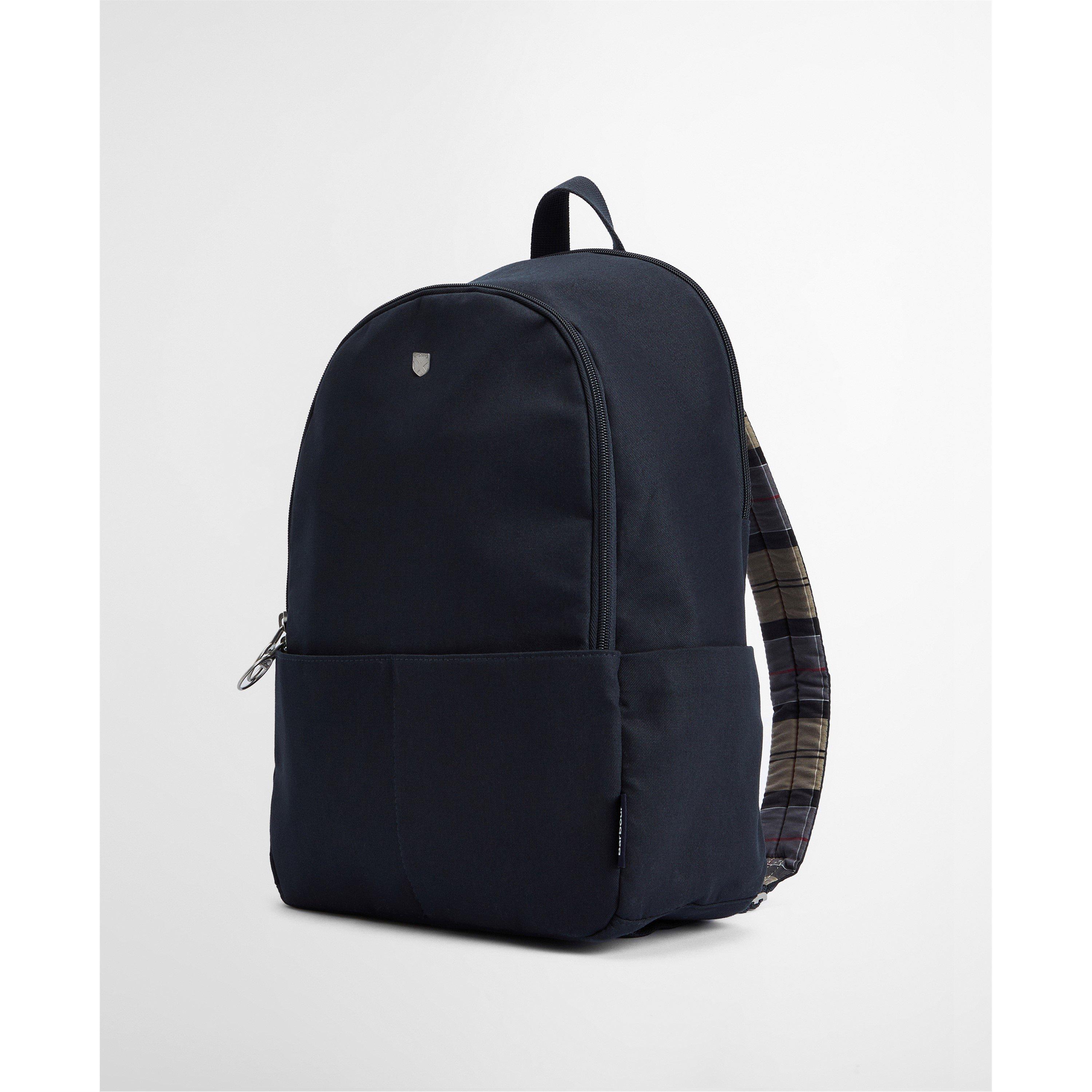 Navy - Barbour - Adults Cascade City Backpack - 7