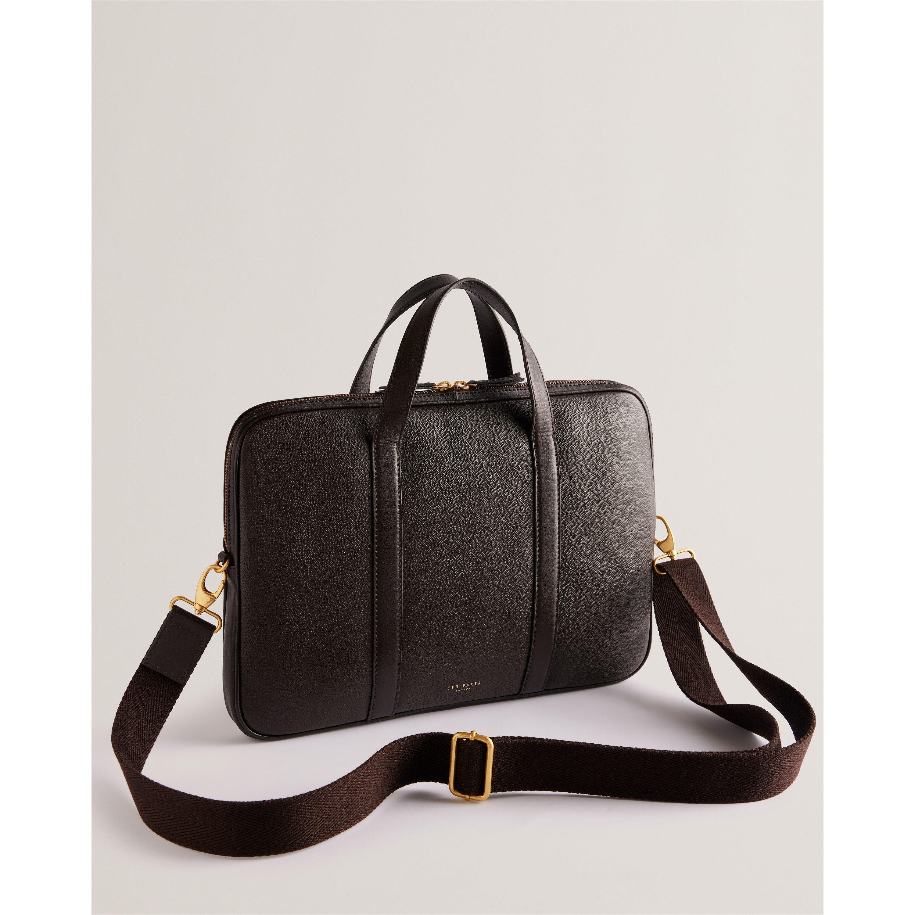 Brn-Choc - Ted Baker - Men's Document Laptop Bags - 2