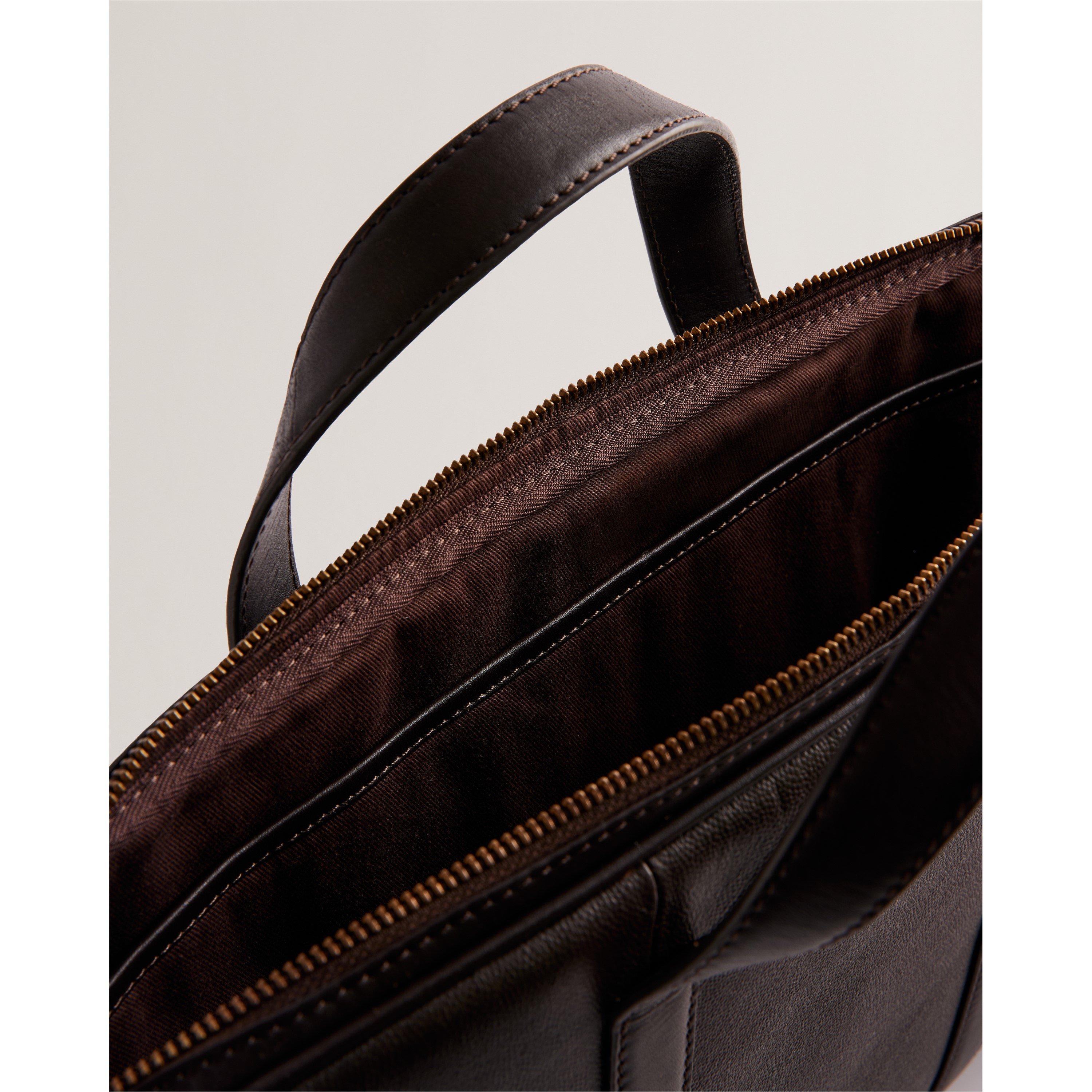 Brn-Choc - Ted Baker - Men's Document Laptop Bags - 5
