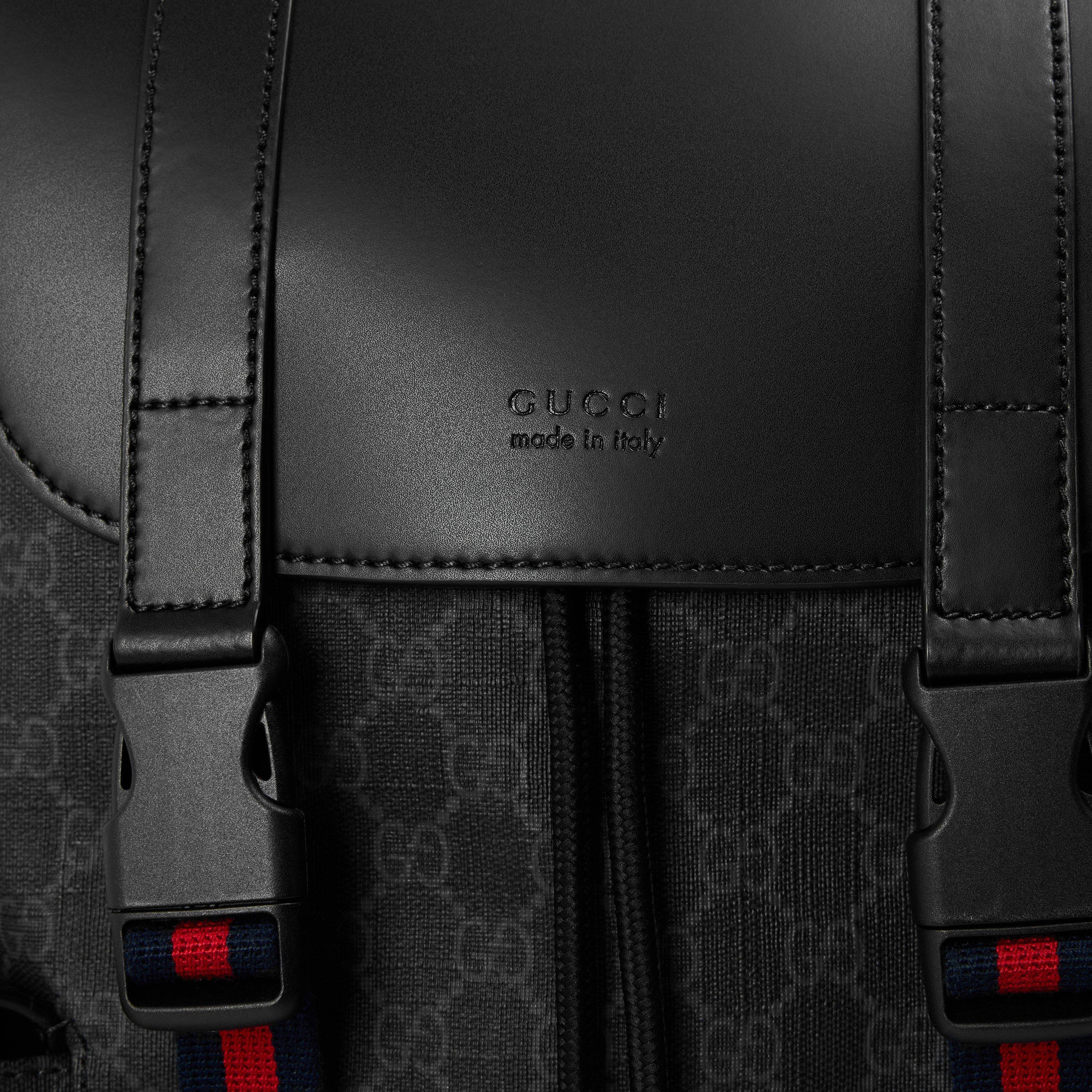 GG Black - Gucci - Men's Backpack - 4