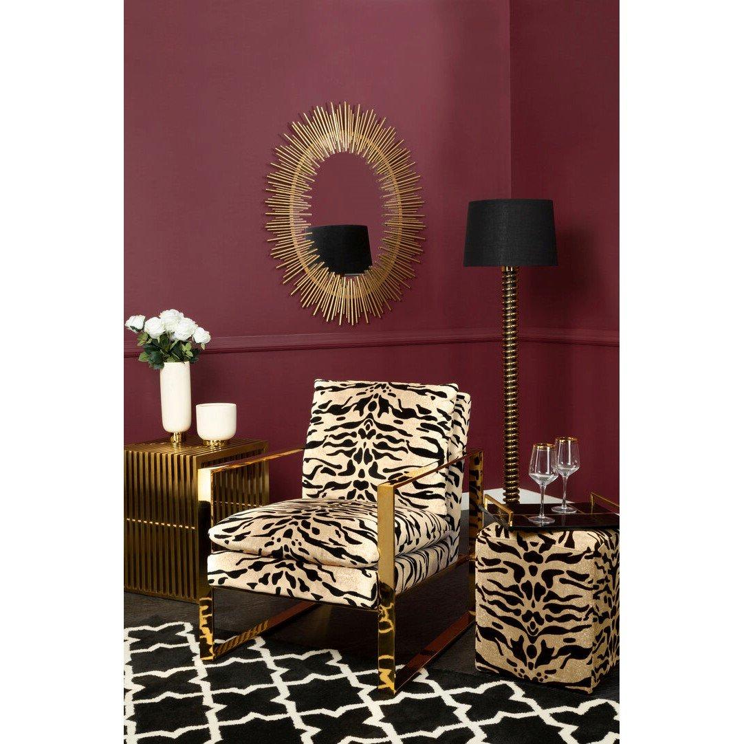 Multi - Fifty Five South - Manhattan Tiger Print Armchair - 2