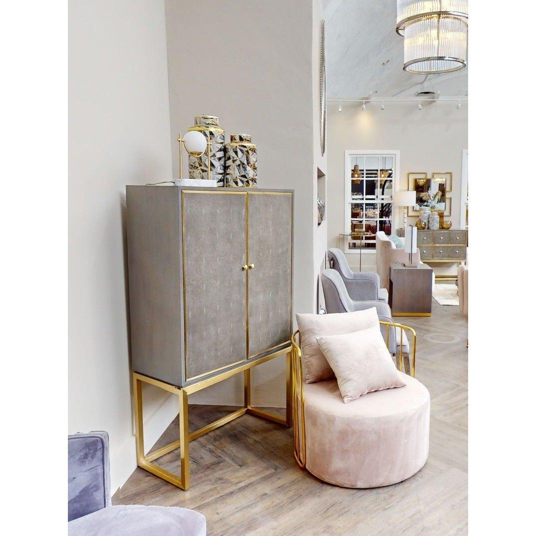 Grey - Fifty Five South - Deskey Two Door Sideboard - 3