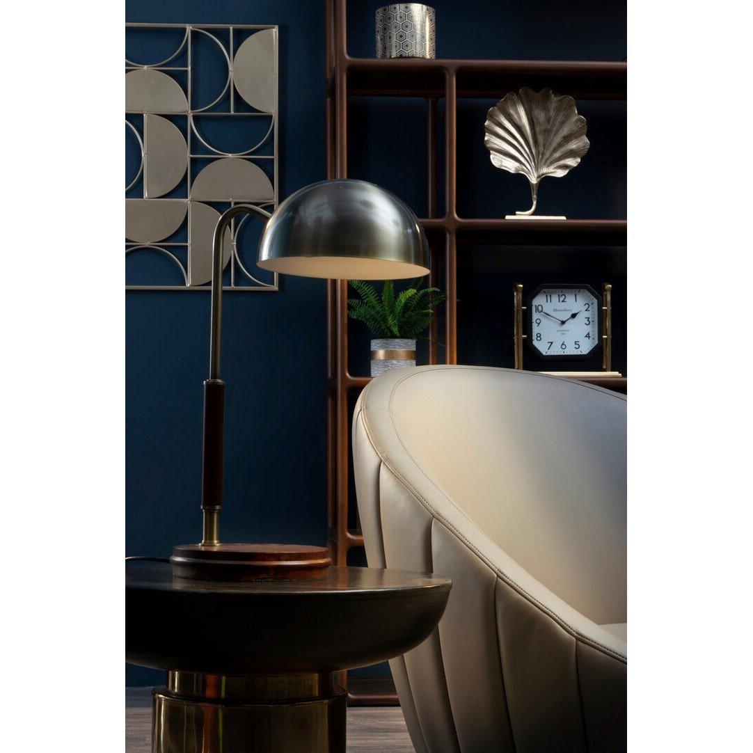 Brown - Fifty Five South - Lagero Brown Leather Effect Armchair - 2