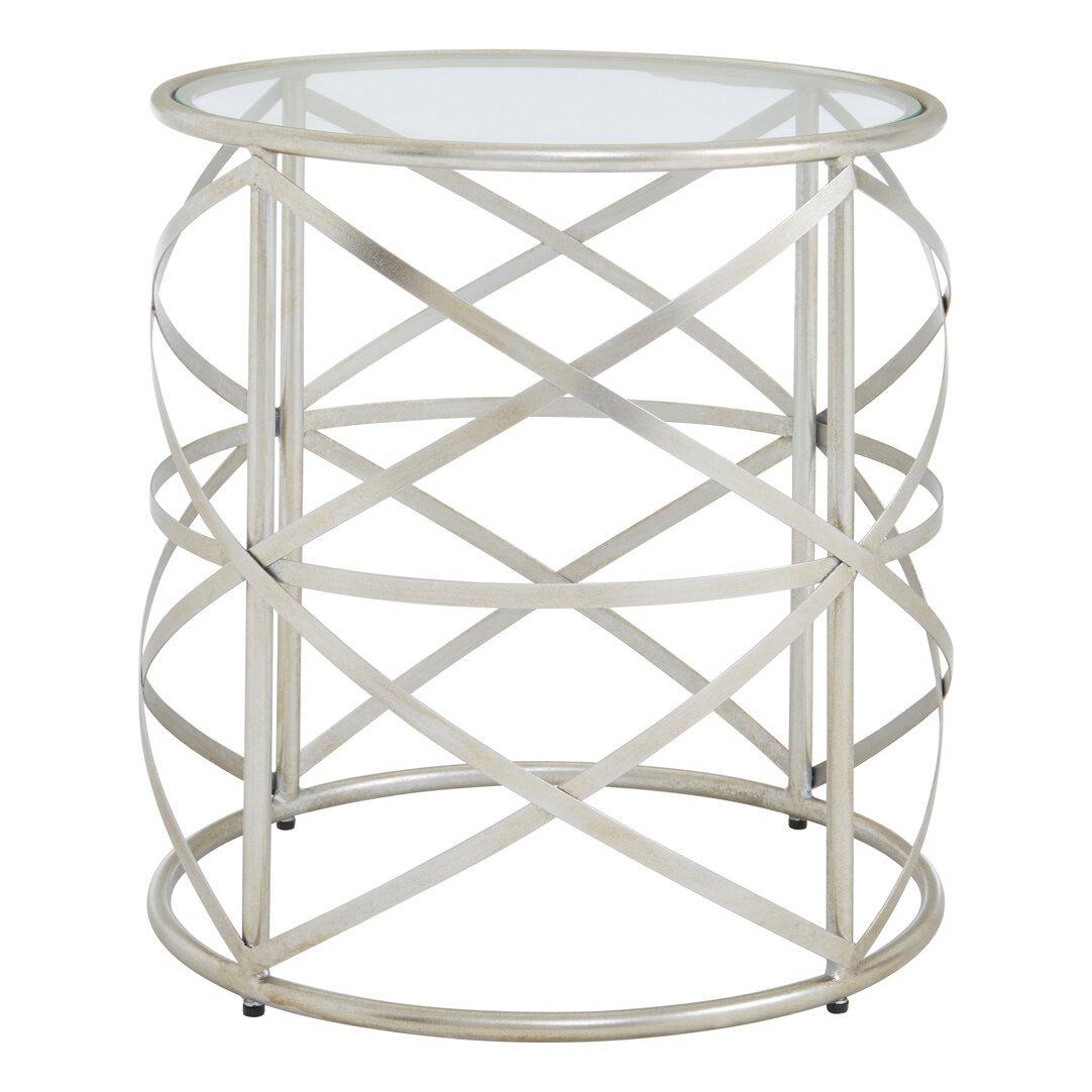 Interiors By Premier  Rubia Side Table - Silver
