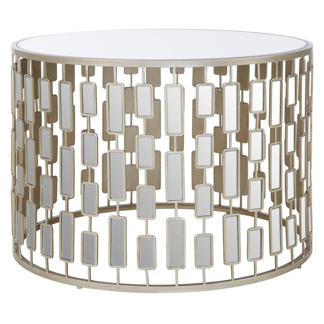 Fifty Five South  Raina Large Round Table - Gold