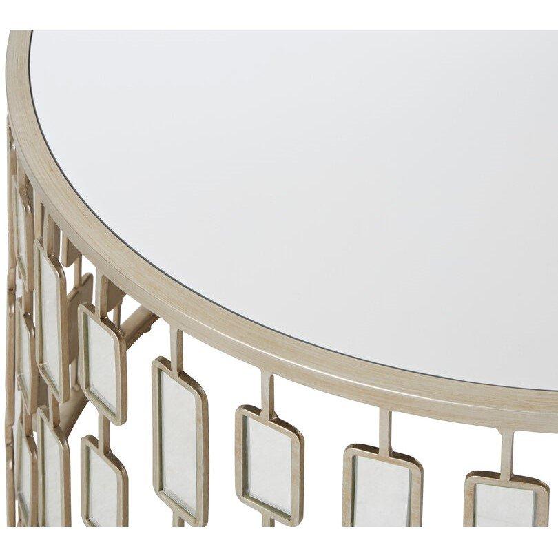 Gold - Fifty Five South - Raina Large Round Table - 3