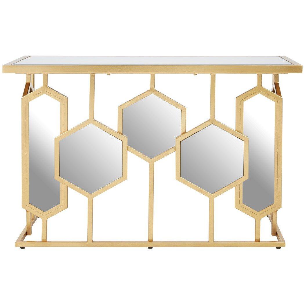 Interiors By Premier  Rio Console Table - Gold