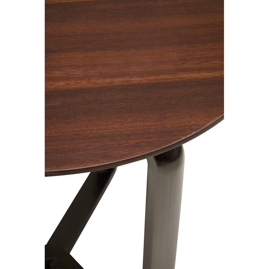 Brown - Fifty Five South - Imperia Green/Dark Brown Round Ceramic Coffee Tabl - 5