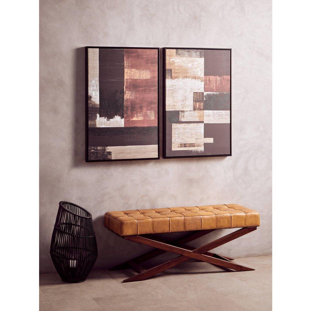 Multi - Fifty Five South - Astratto Set Of 2 Multi Colour Wall Art - 1