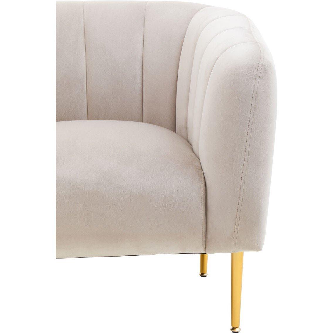 Grey - Fifty Five South - Yasmeen Silver Grey Velvet Armchair - 6